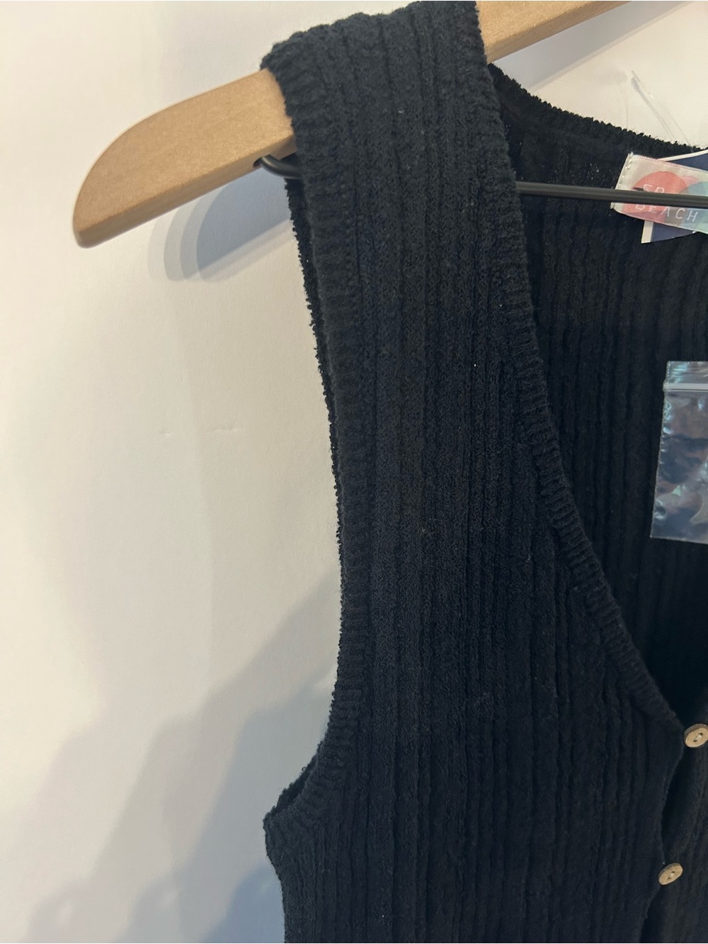 *NWT* Free People Women’s FP Beach Black Rhea Sweater Set w/ Top and Skirt, XS - Picture 6 of 15